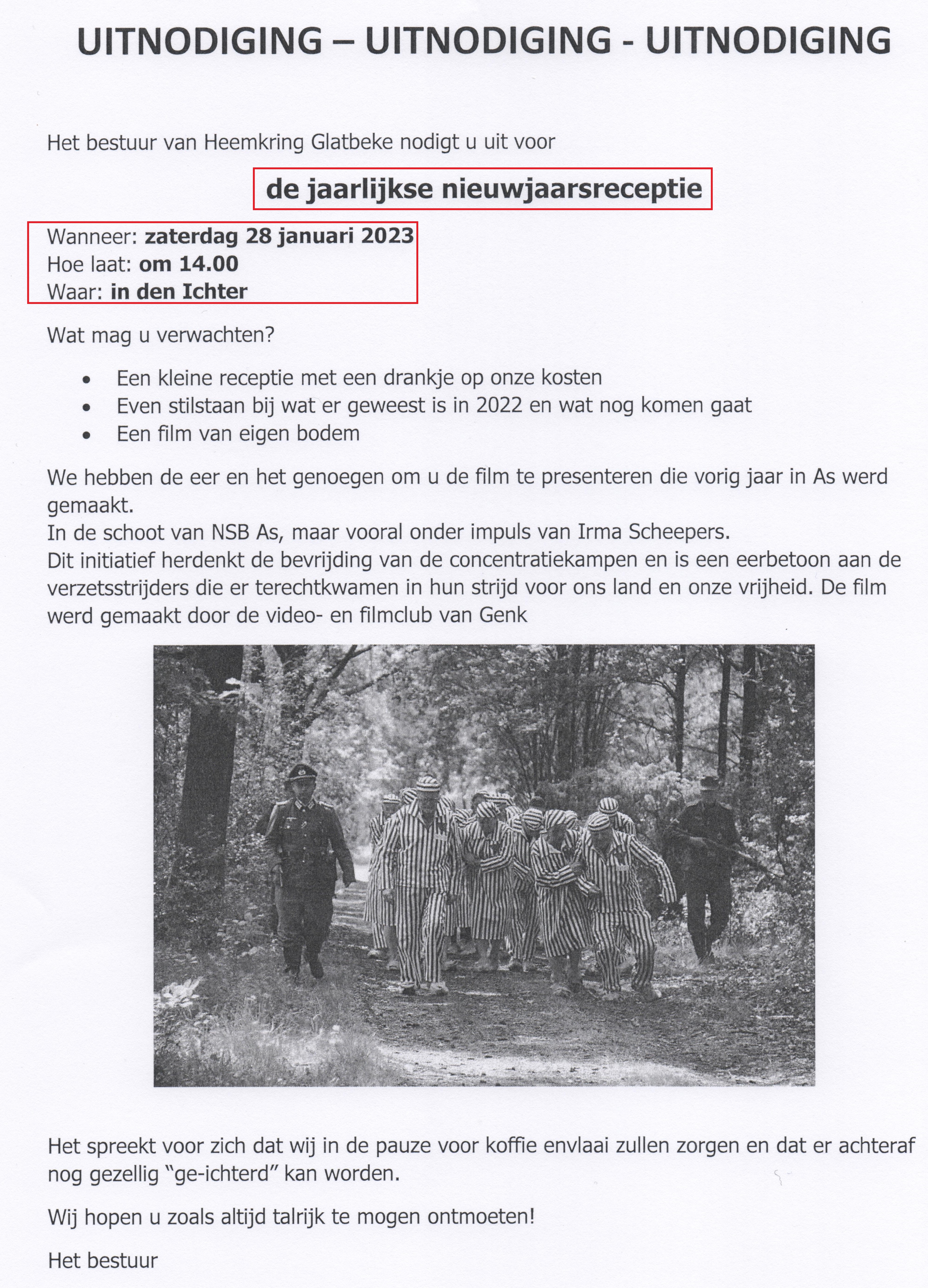 1ste activiteit van 2023.