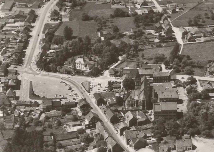 Opglabbeek centrum anno 1975.